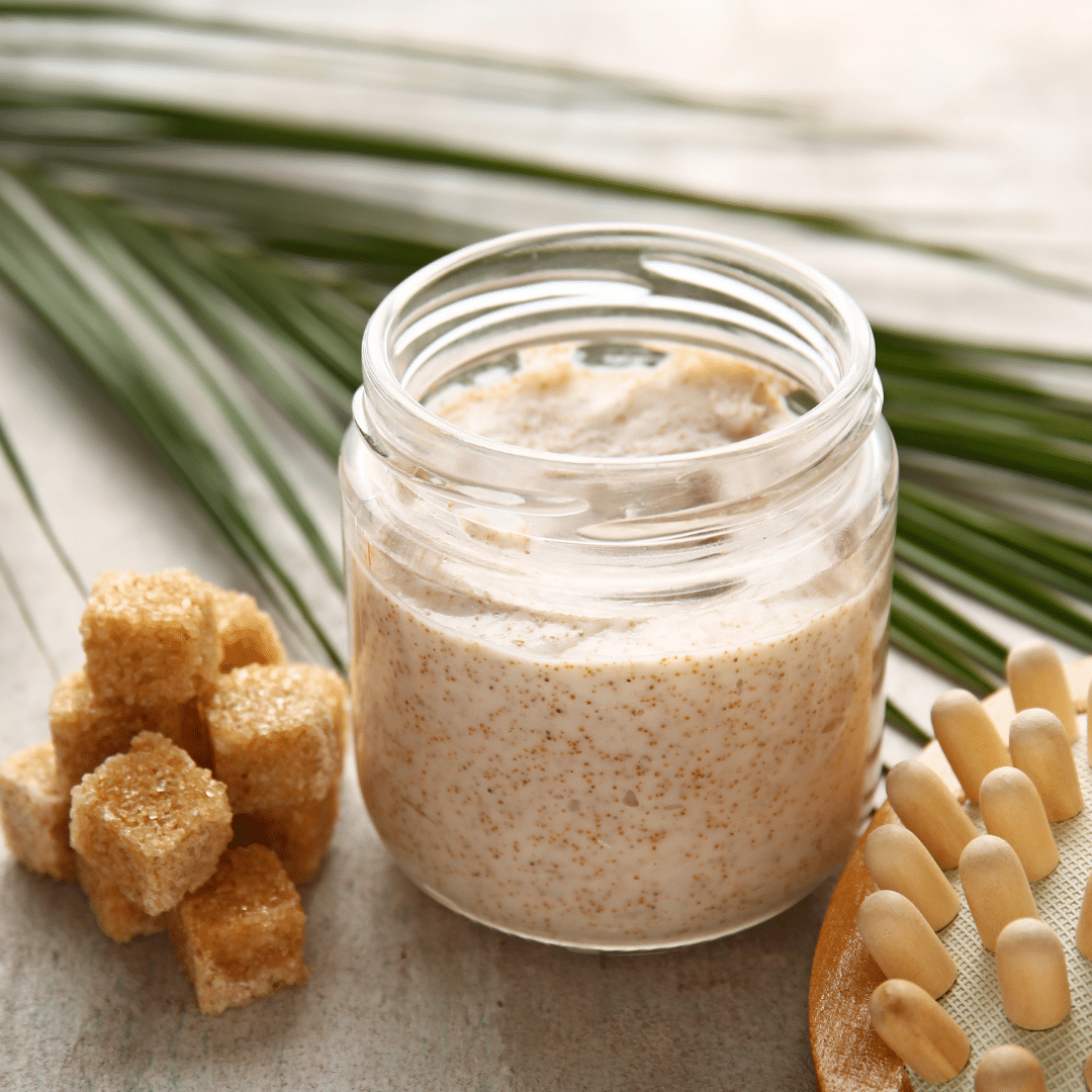 Brown sugar scalp massaging scrub
DIY